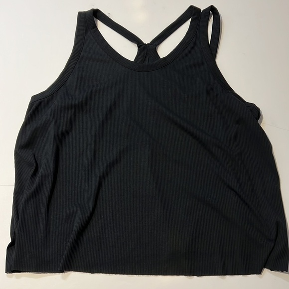 Nike Yoga Black Razor Back Tunic Muscle Tee Size 2X - Picture 4 of 9